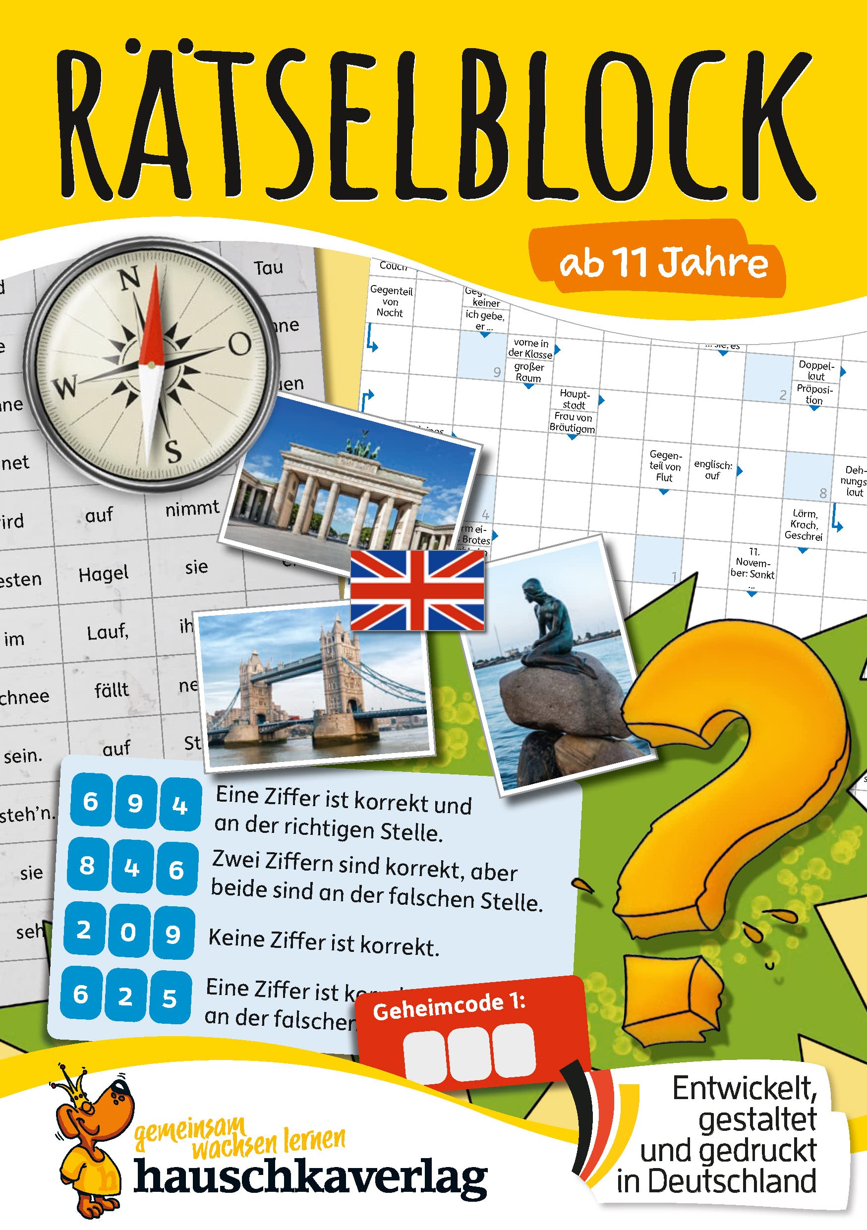 Rätselblock ab 11 Jahre: Bunter Rätselspaß für Kinder - Logicals, Kreuzworträtsel, Sudoku, Konzentrationstraining und logisches Denken fördern (Rätselbücher, Band 641)