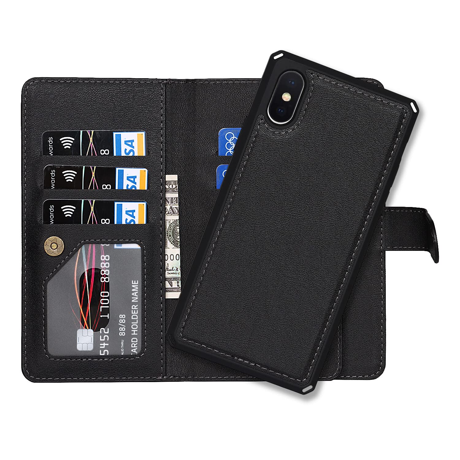 iPhone XSmax ケース 手帳型 分離式 両用 2way 取り外し自由 Amazon.co.jp: Eastwave アイフォン for iPhone XS Max ケース