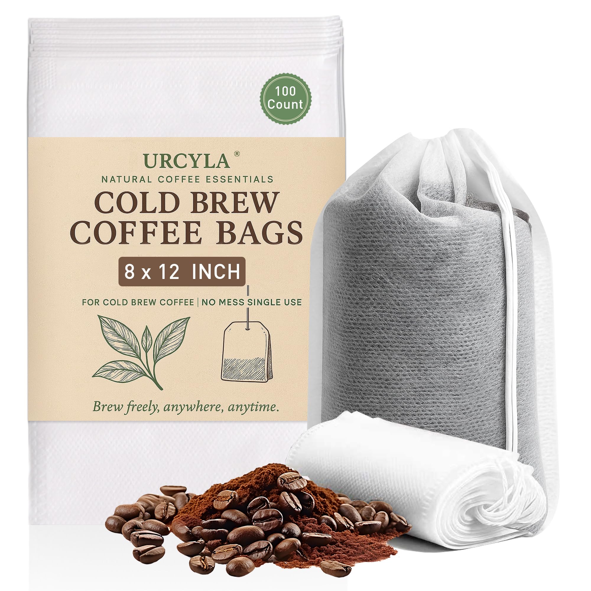 URCYLA Cold Brew Bags, 100 Count Disposable