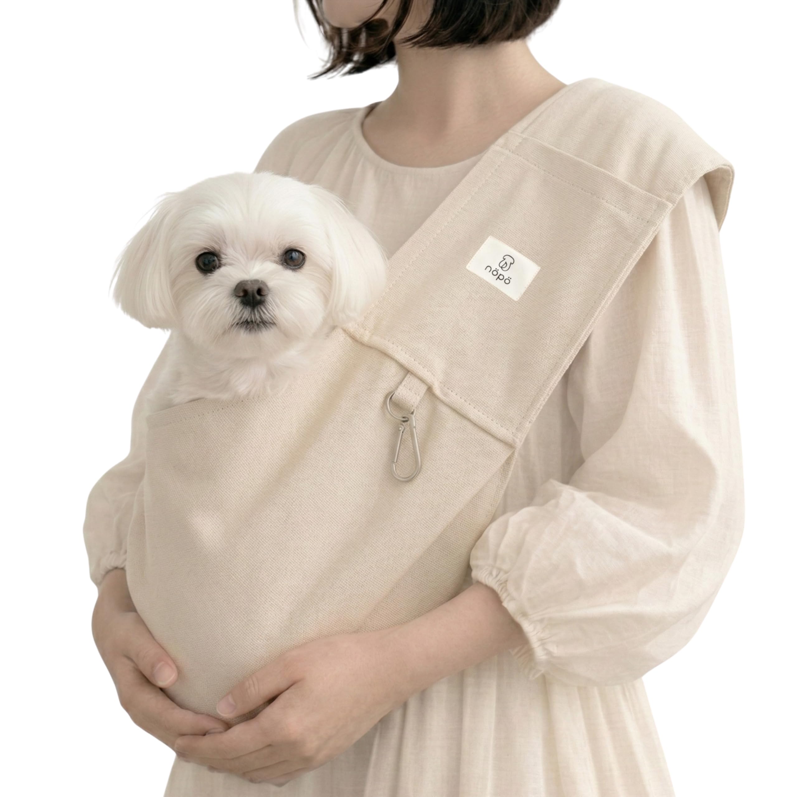 Amazon.co.jp: nöpö(ノポ) 肩ラク ペットスリング (アイボリー, S