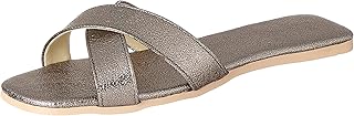 OX womens OX-W-46-Light Pink/Black Slipper