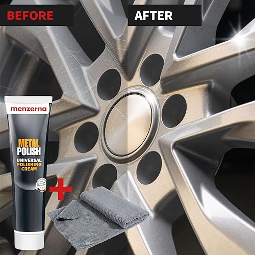 Miniatura 5 de Menzerna Esmalte de metal para automóviles y artículos del hogar, limpia y pule - Actúa como acero inoxidable, joyería de plata, latón y pulido de