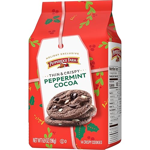 Miniatura 6 de Pepperidge Farm Galletas finas y crujientes de cacao con menta, bolsa de 6.9 onzas