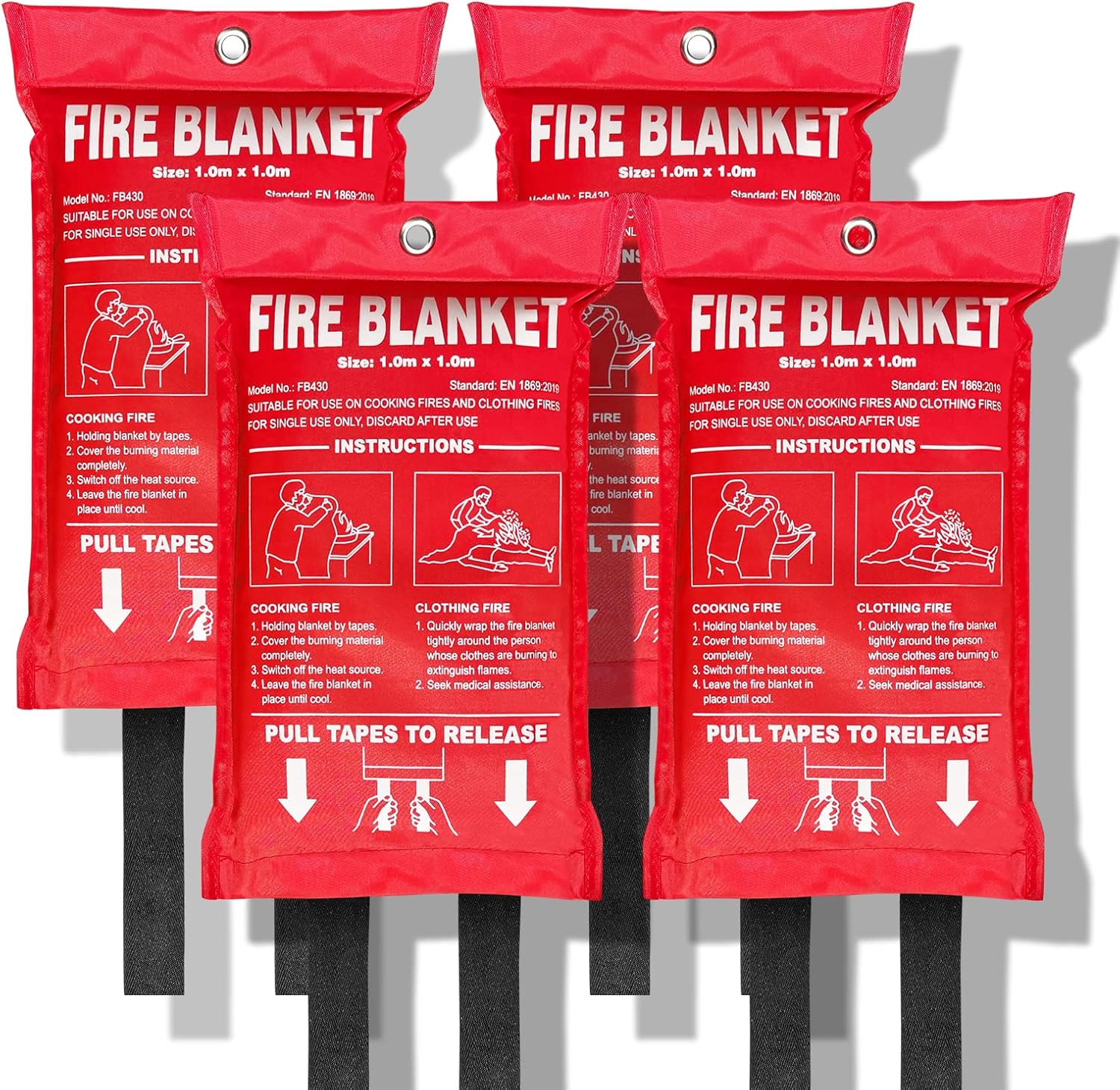 Guardryshely Fire Blanket for Home, Emergency Fire Blanket