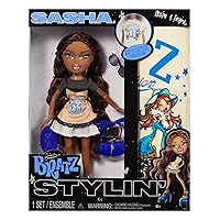 Bratz Stylin' Sasha - Bambola fashion con Maglietta Personalizzabile