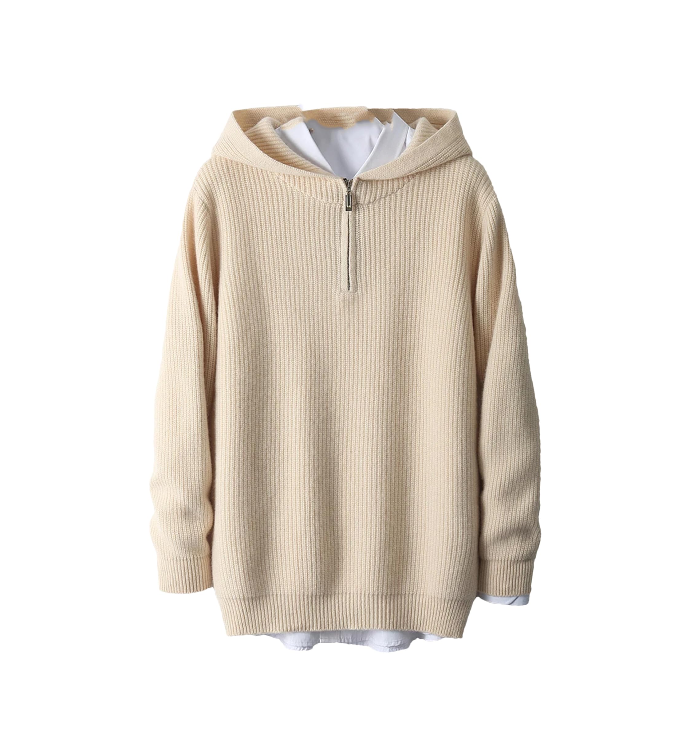 Yeuyyben Maglioni da uomo invernali Casual Addensare Maschio Pullover Manica Lunga Con Cappuccio Collo Maglione Maglione Lana Top Lavorato A Maglia