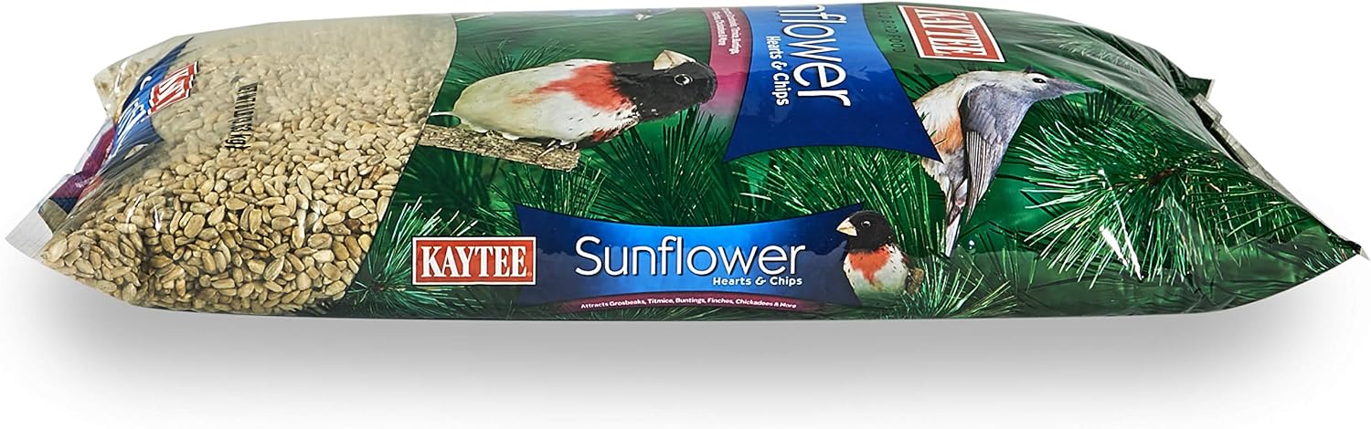 Kaytee Sunflower Hearts and Chips Bird Seed, 8-Pound