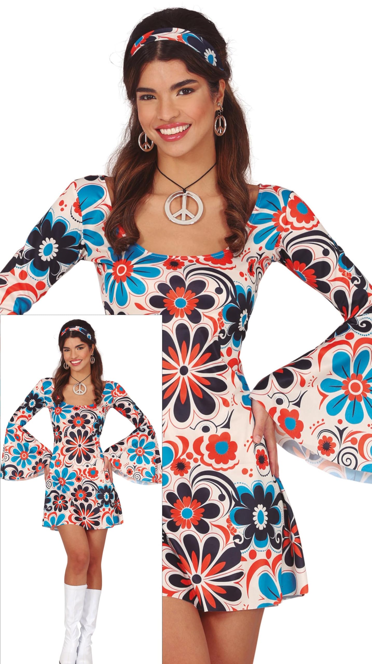 FIESTAS GUIRCA 86071 Women's Costume, Multi-Colour, S