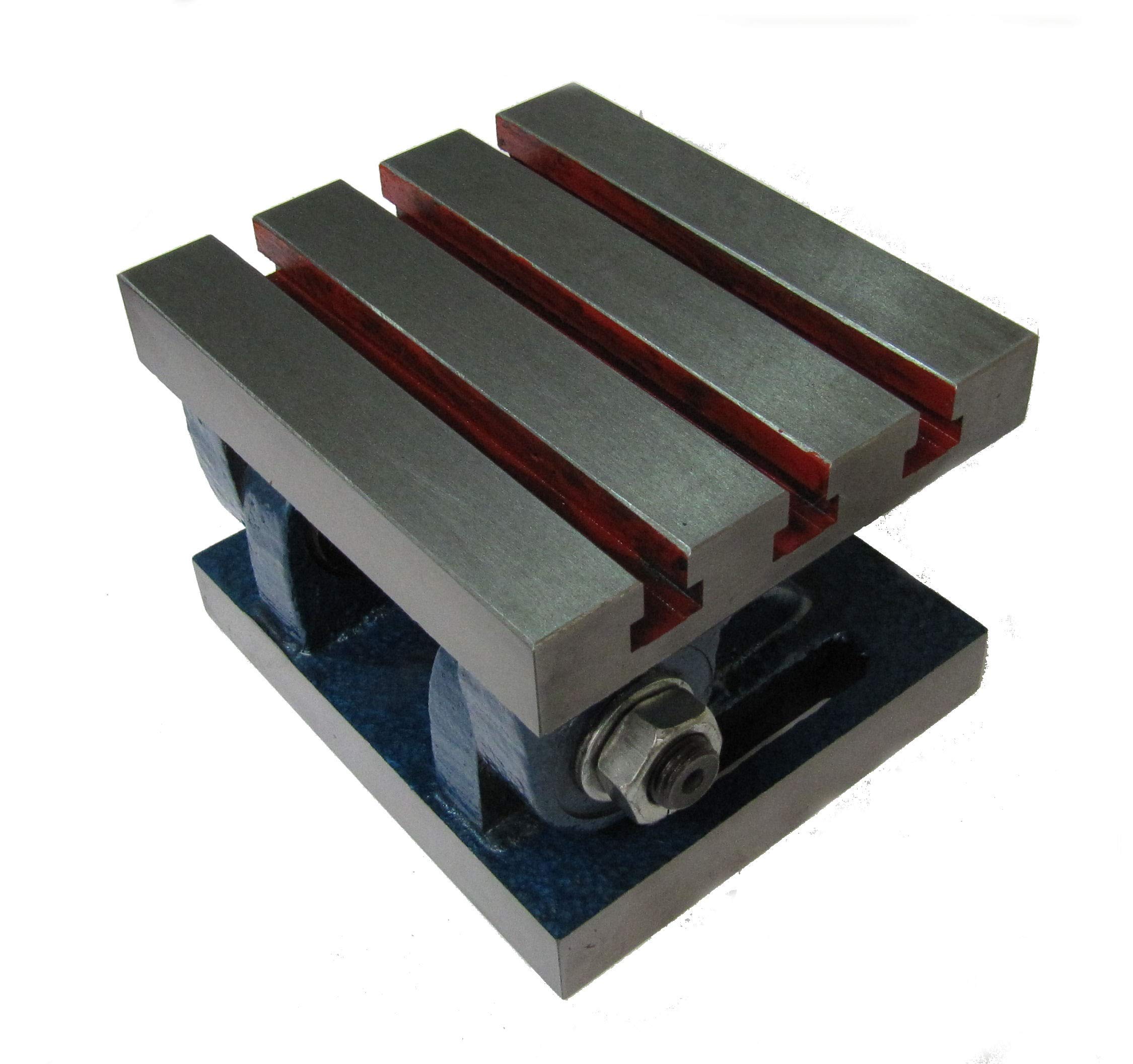 Adjustable Angle Plate (6" X 8") 3 TEE Slots 90 Degrees RDGTOOLS