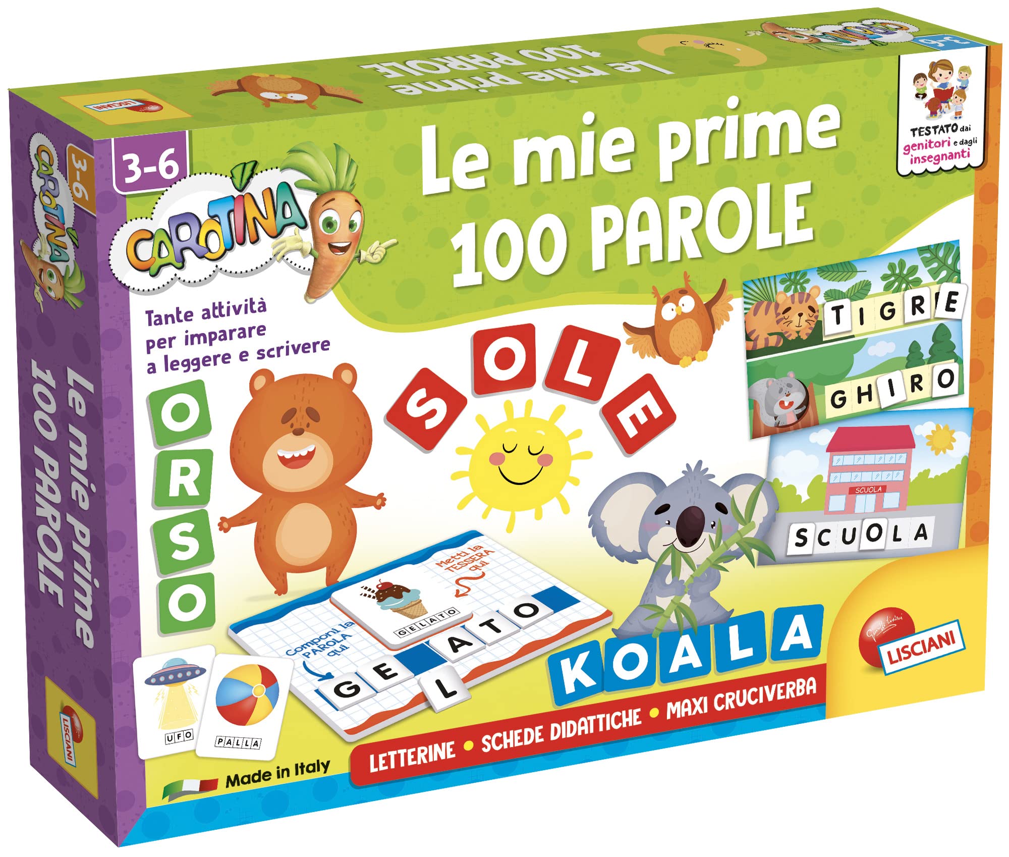 Liscianigiochi Lisciani Giochi Maxi My First 100 Words Carotina