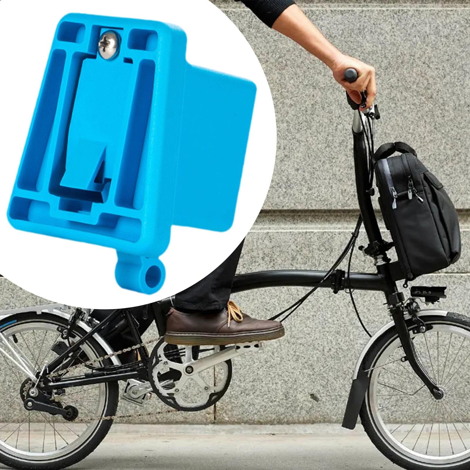 Adaptateur Métallique Pour Porte-bagages Vélo – Support De Conversion Compact Et Léger, Facile à Installer, Compatible Divers Porte-vélos