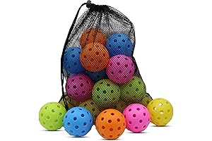 Pickleballs in Bulk: Magicorange's 20-Pack 40-Hole Outdoor Pickleballs