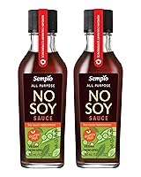 Vista 1 de SEMPIO Salsa sin soya: alternativa a la salsa de soja multiusos, condimento multiusos hecho con guisantes y proteína de guisantes en lugar de soja
