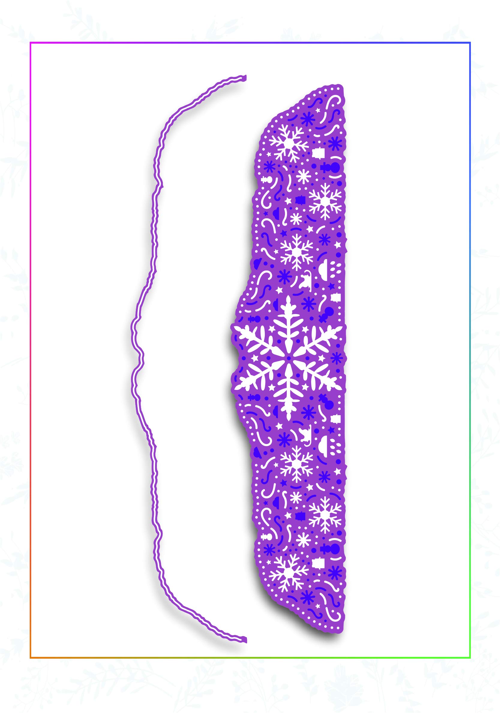 SCC Snowy Days - Border & Edge Dies Christmas Borders Collection