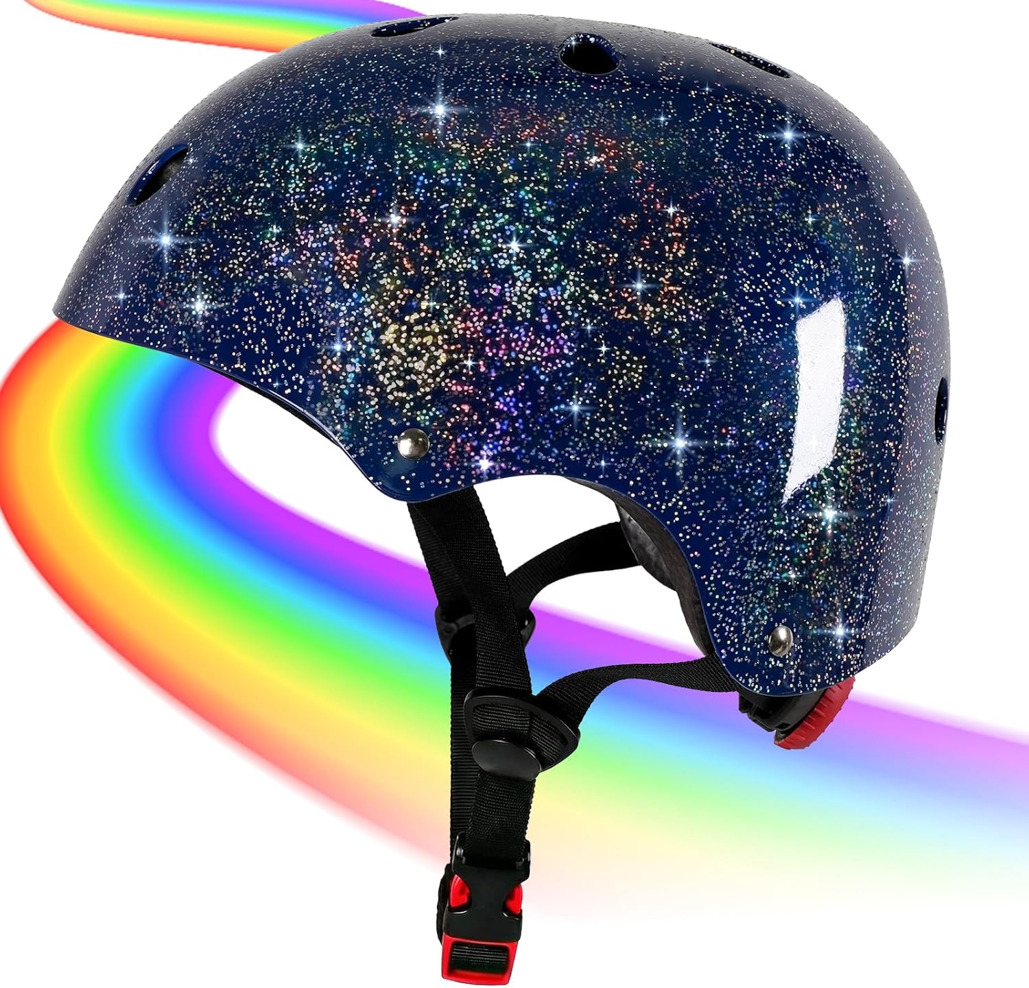 NIKISHAP Kids Bike Helmet Ages 3-14: Boys Girls Youth Multi-Sport Safety for Bike Scooter Skateboard Roller Skating