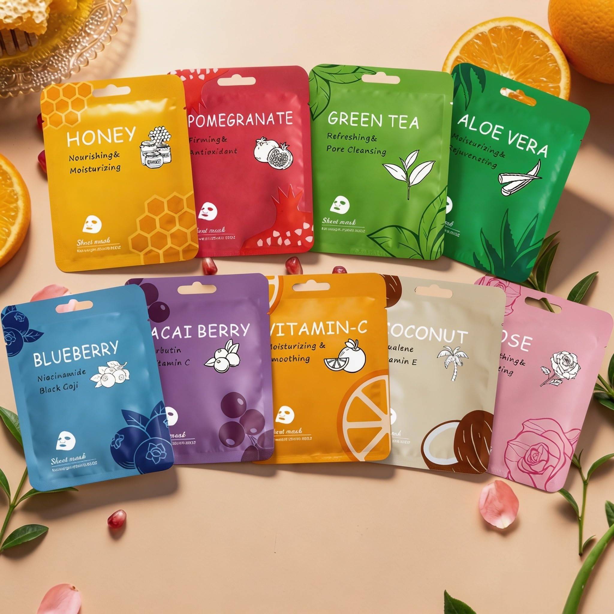 Amazon.com : Meleell Face Mask Skin Care， Nourishing Spa Facial