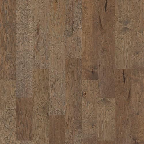 Shaw SW593 Riverstone 6-3/8" Wide Heavy Scraped Engineered Hardwood Flooring with ScufResist Platinum Finish - Sold by Carton (30.48/SF Carton) - Mesquite