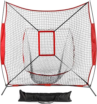 Amazon ピッチング練習aplle 野球ネット 213 106 213cm野球 ソフトボール練習ネット 打球ネットバッティングネット 防球ネット ピッチングネット 野球道具 打撃 投球 ボール受けネッ ト トレーニング 練習用品 練習用ネット アッパーウイング 硬式 軟式用 軟式 ソフト