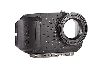 AquaTech AxisGO iPhone 11 Pro Max/iPhone Xs Max Waterproof Phone Housing for Underwater Action Photography Snorkeling Surfing Travel Case - Deep Black