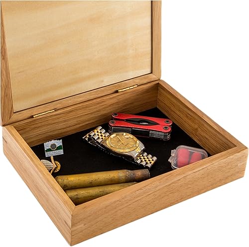 Miniatura 3 de Caja de alces de madera - Hecho a mano en Estados Unidos - Calidad inigualable - Único, no hay dos iguales - Obra original de arte de madera. (2108)