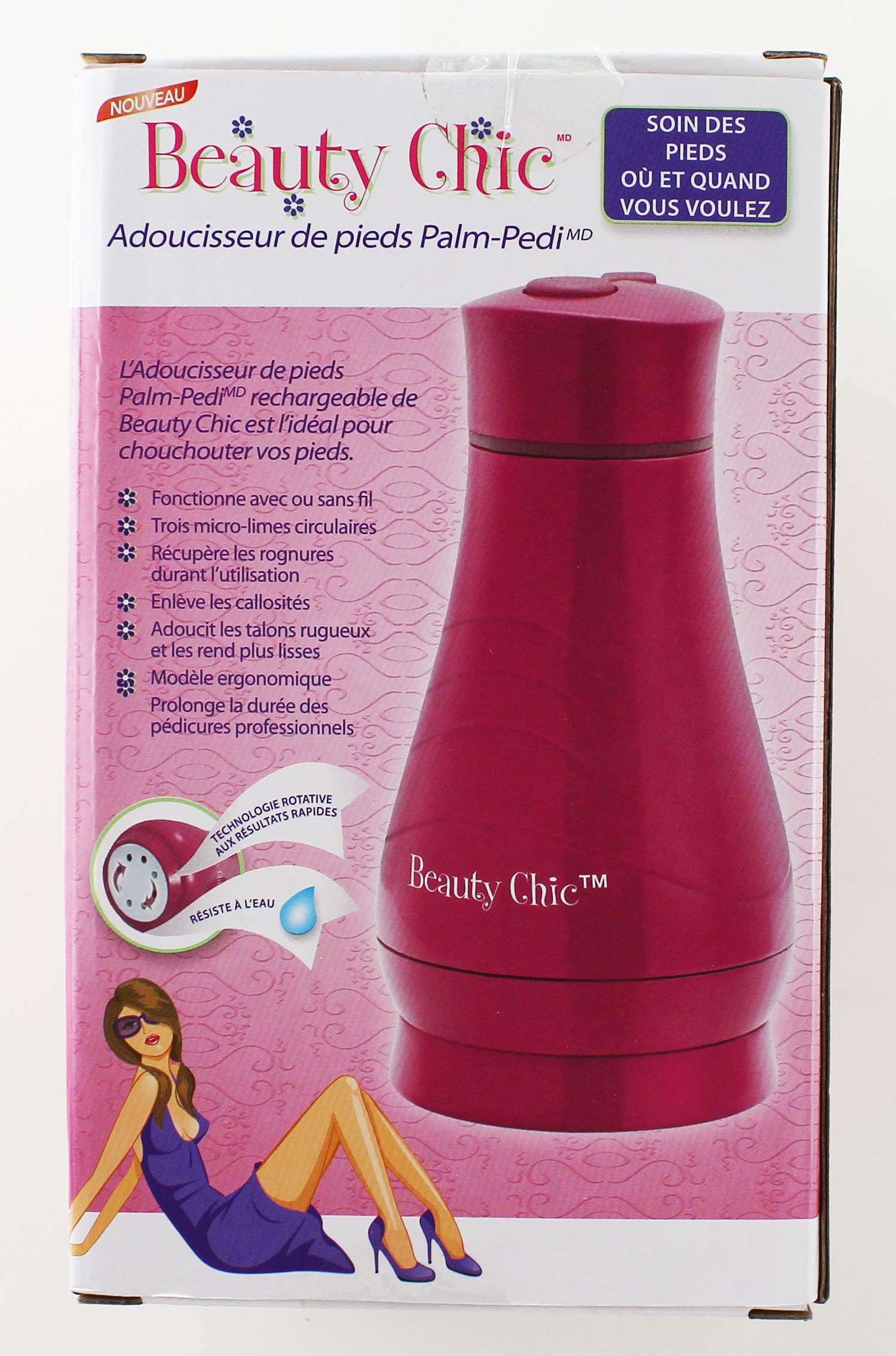 Beauty Chic Palm-Pedi Foot Smoother