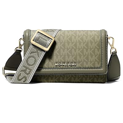 MICHAEL Michael Kors Jet Set Small Phone Webbing Strap Xbody Cross Body Women