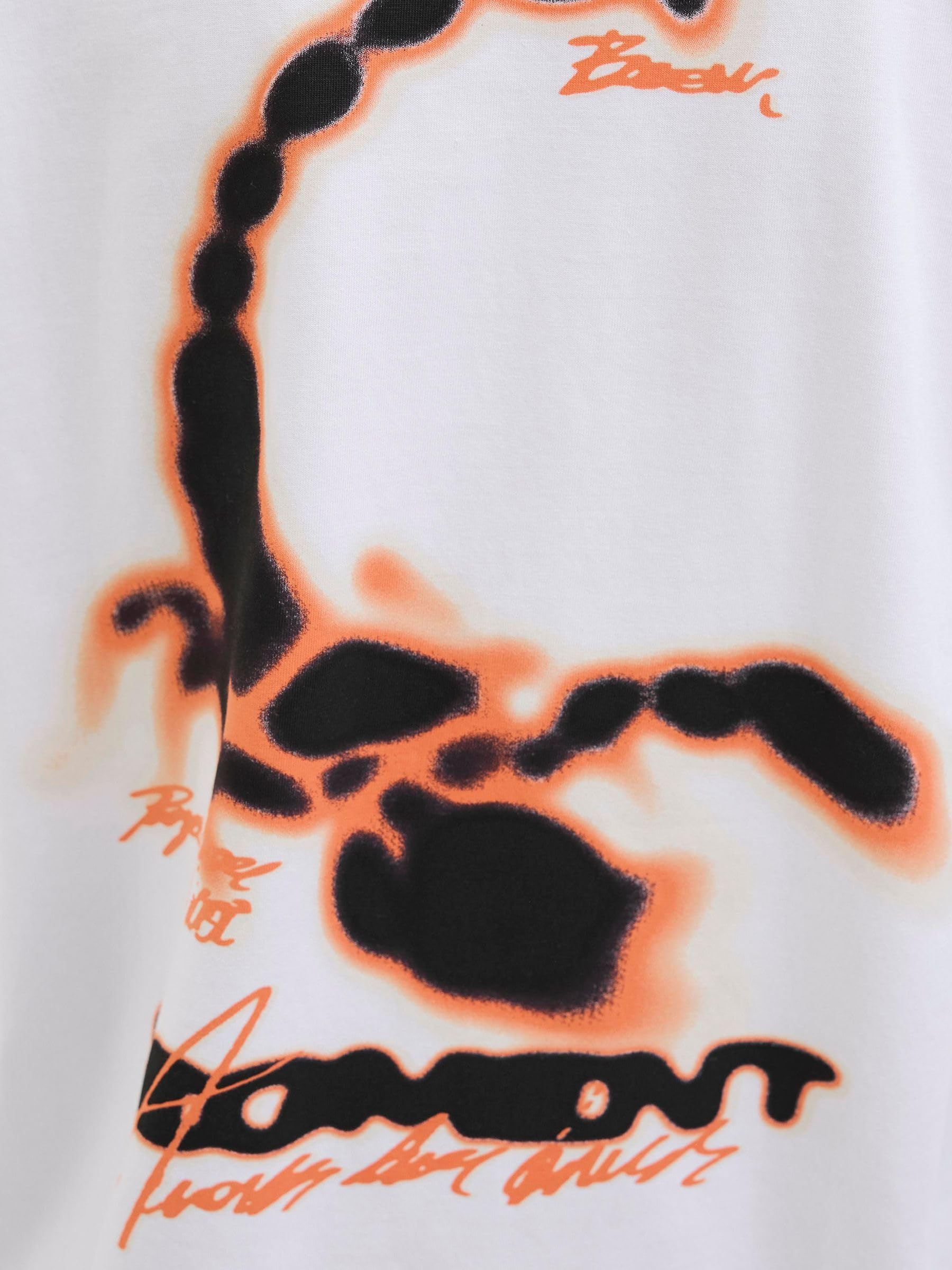 JACK & JONES Męska koszulka Jcostratus Graphic Tee SS Crew NEC Jnr, Bright White, 152
