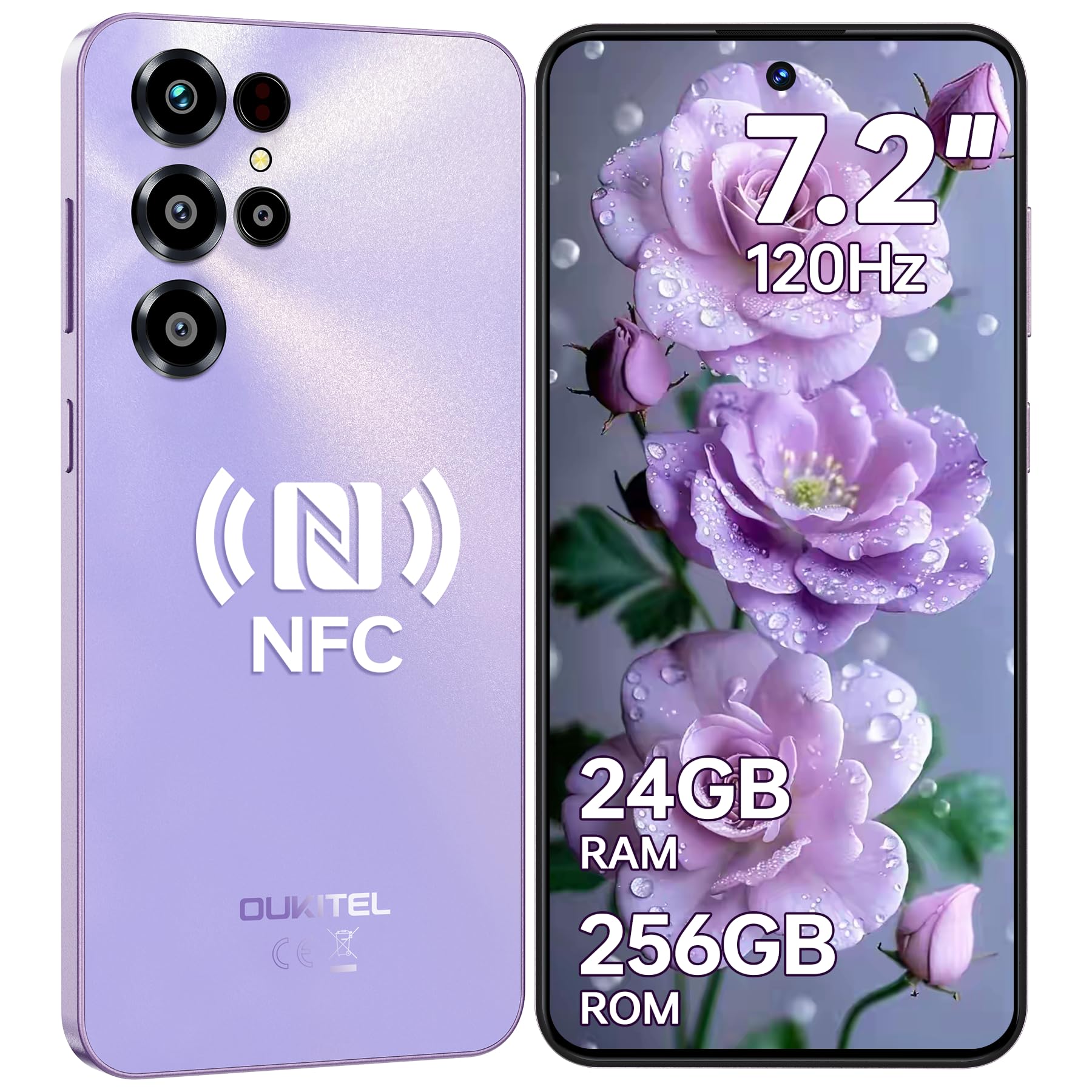 OUKITEL C68 Mobile Phone, 7.2