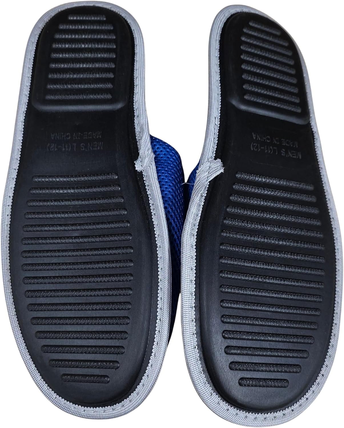 FOCO Mens MLB Team Logo Mesh House Shoes Slide-On Slippers (Los Angeles Dodgers, Size 11/12 L) - Image 3