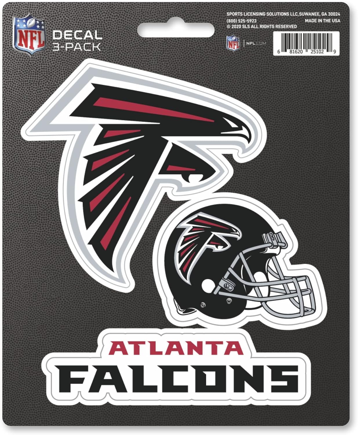 FANMATS NFL Unisex-Adult NFL 3 Piece Decal Set