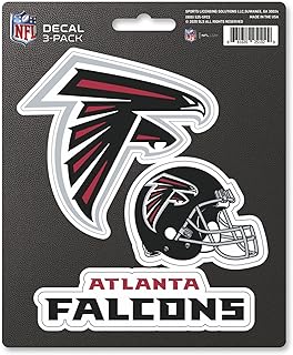 FANMATS NFL Unisex-Adult NFL 3 Piece Decal Set
