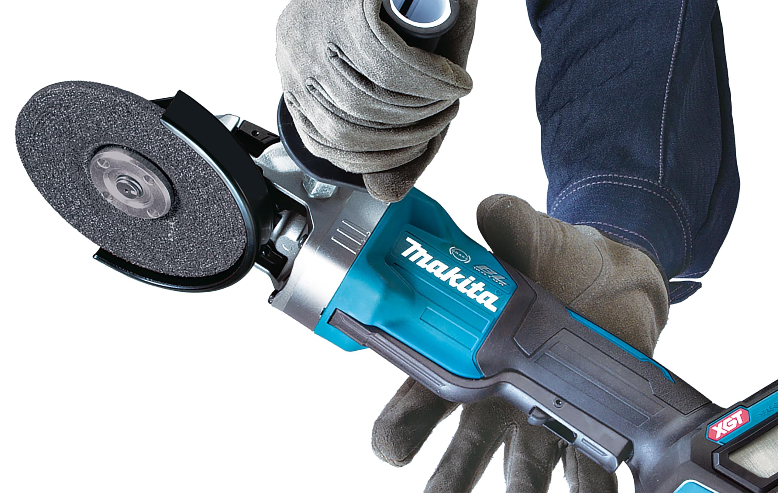 Makita GA056GZ - Amoladora angular con batería (40 V, máx. (sin batería, sin cargador)