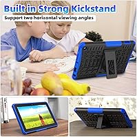 Vista 22 de ROISKIN Funda con función atril de 2 capas resistente a prueba de golpes para niños para tableta de lanzamiento 2022 de 7 pulgadas, 12ª