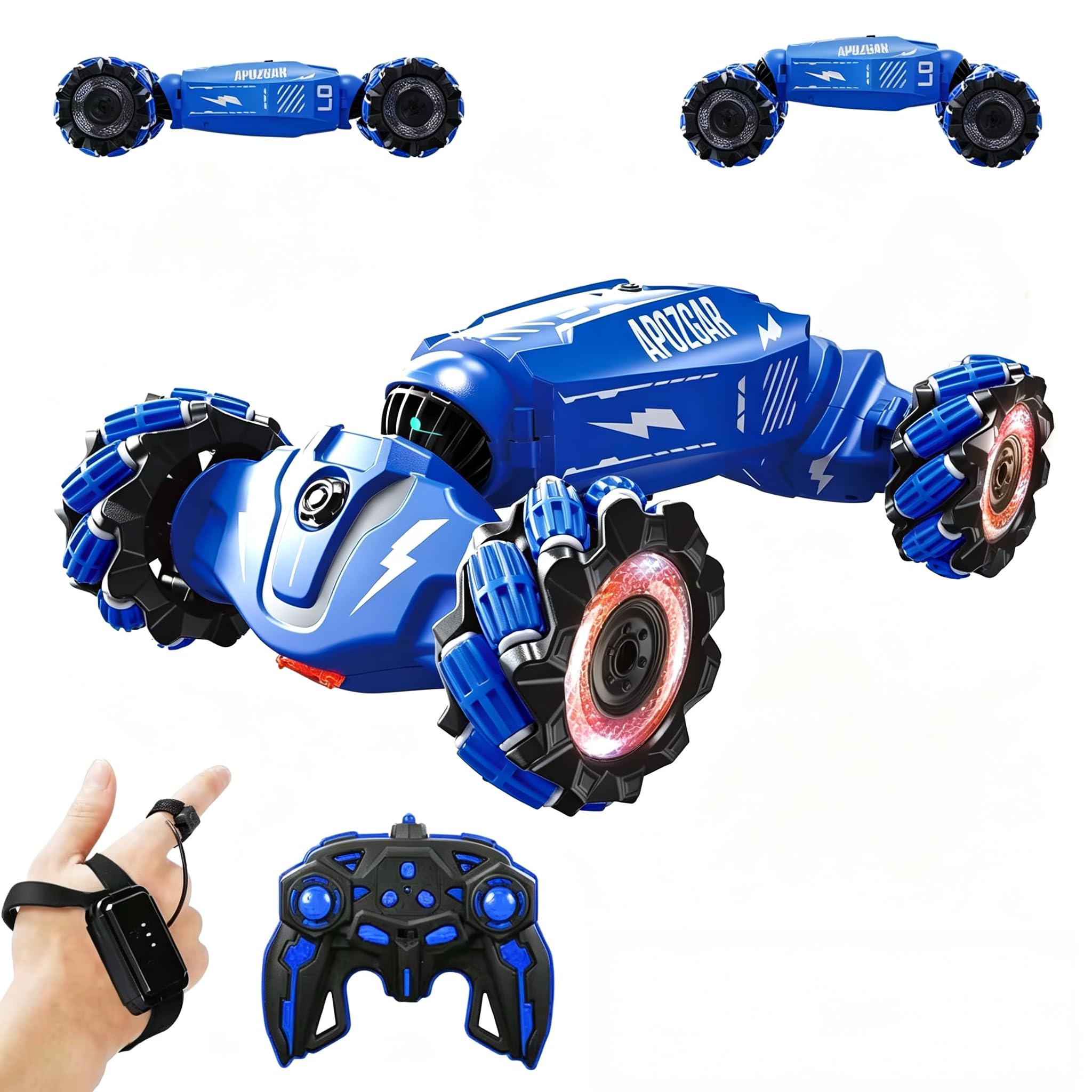 Amazon.com: LOOZIX Upgraded Hand Gesture Sensing RC Stunt Car with