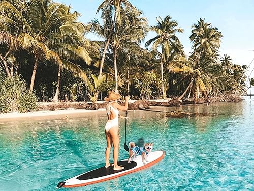 Miniatura 5 de Y-blue Camisas hawaianas para perros, camisetas transpirables de malla de secado rápido para el verano, para niños y niñas, bulldog francés, rosa y