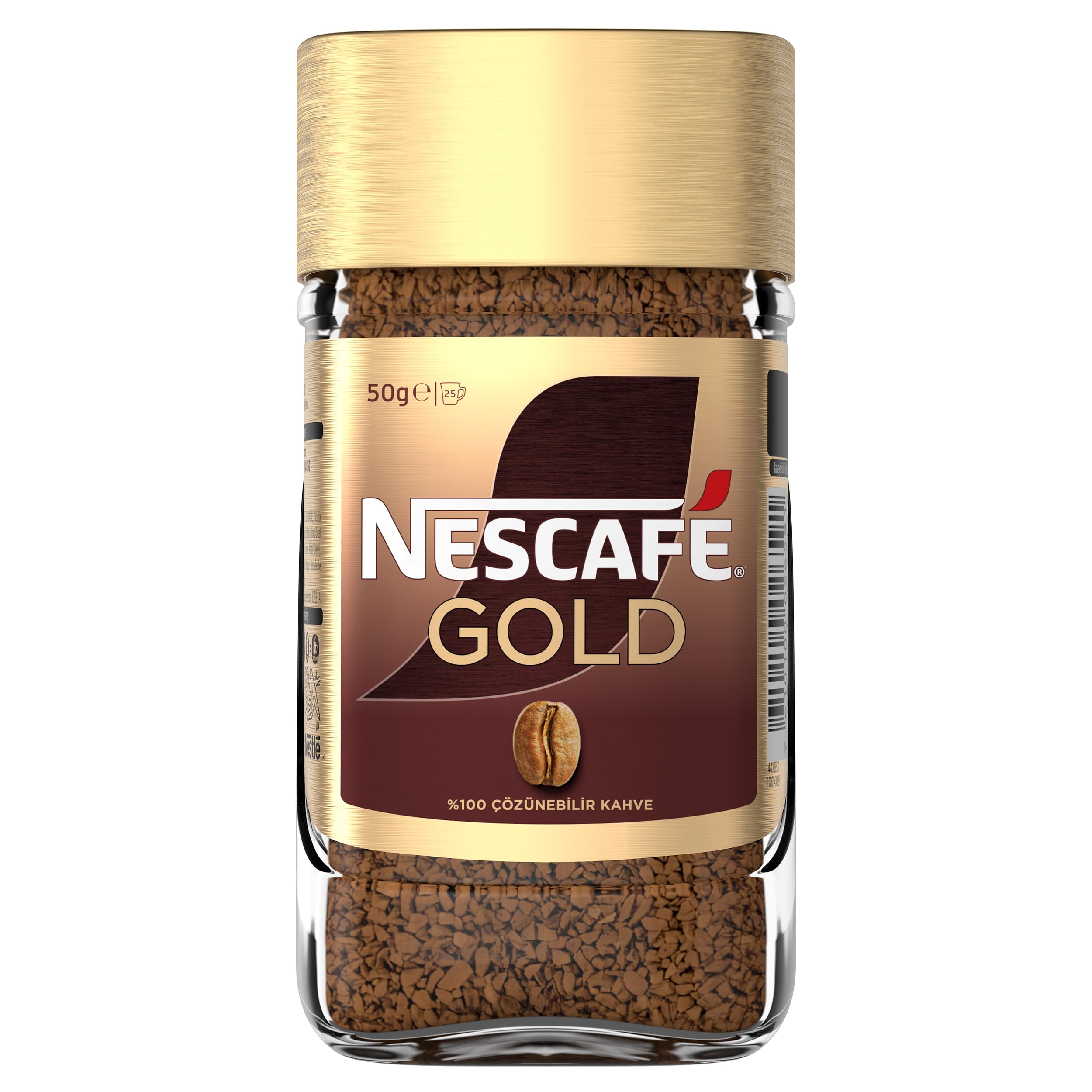 Nescafé Gold Çözünebilir Kahve Kavanoz, 50 g : Amazon.com.tr