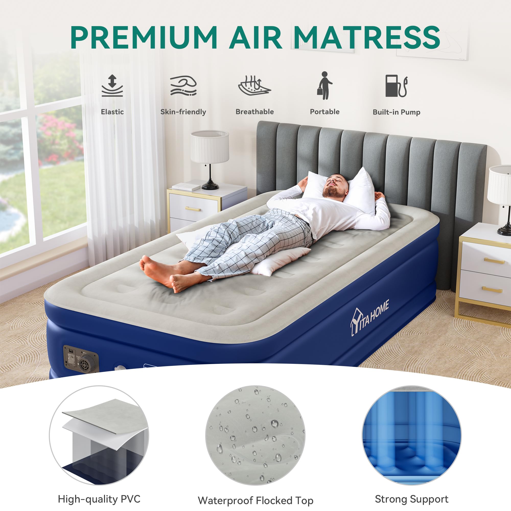 Materasso Gonfiabile Singolo Materasso Ad Aria Autogonfiabile