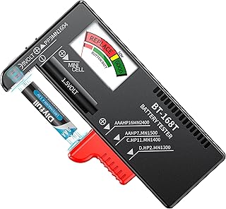 Sponsored Ad - Dlyfull Battery Tester, Universal Battery Testers Small Battery Checker for AAA AA C D 9V 1.5V Button Cell ...