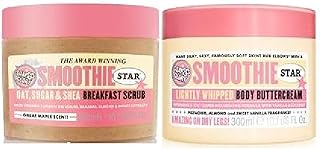 (2 PACK) Soap & Glory Smoothie Star Breakfast Body Scrub 300ml & Soap & Glory Smoothie Star Body Buttercream 300ml