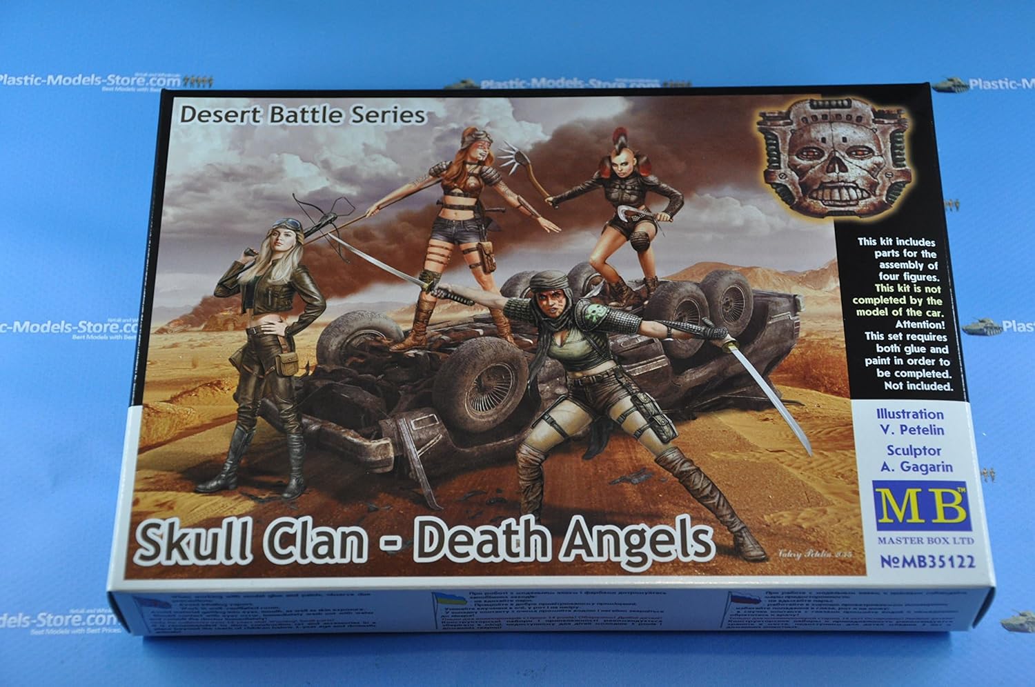 Master Box Figures Desert Battle Series, Skull Clan - Death Angels 1/35 35122