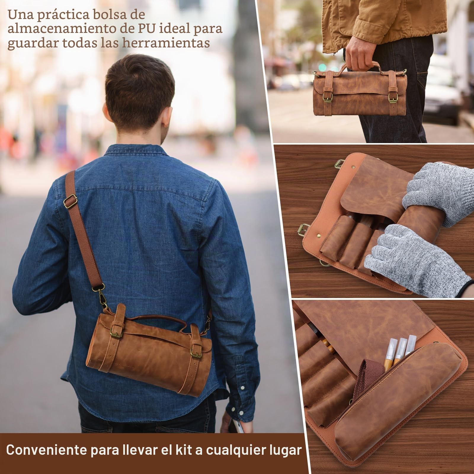 Juego de Herramientas para Tallar Madera-17pcs, Cuchillos de Tallar Madera | Kit de Tallado de Madera Manualidades, Kit de Cuchillos de Tallado de Madera para Principiantes y Profesionales