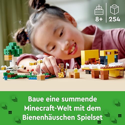 LEGO Minecraft Bienenhäuschen 21241 — galinė pusė