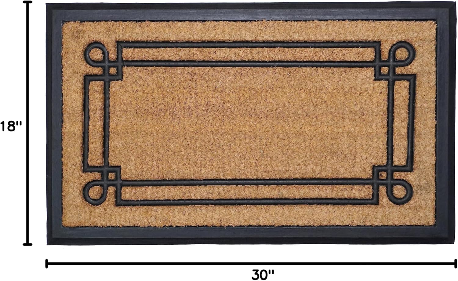 Calloway Mills 110071830 Classic Border Doormat 18" x 30"