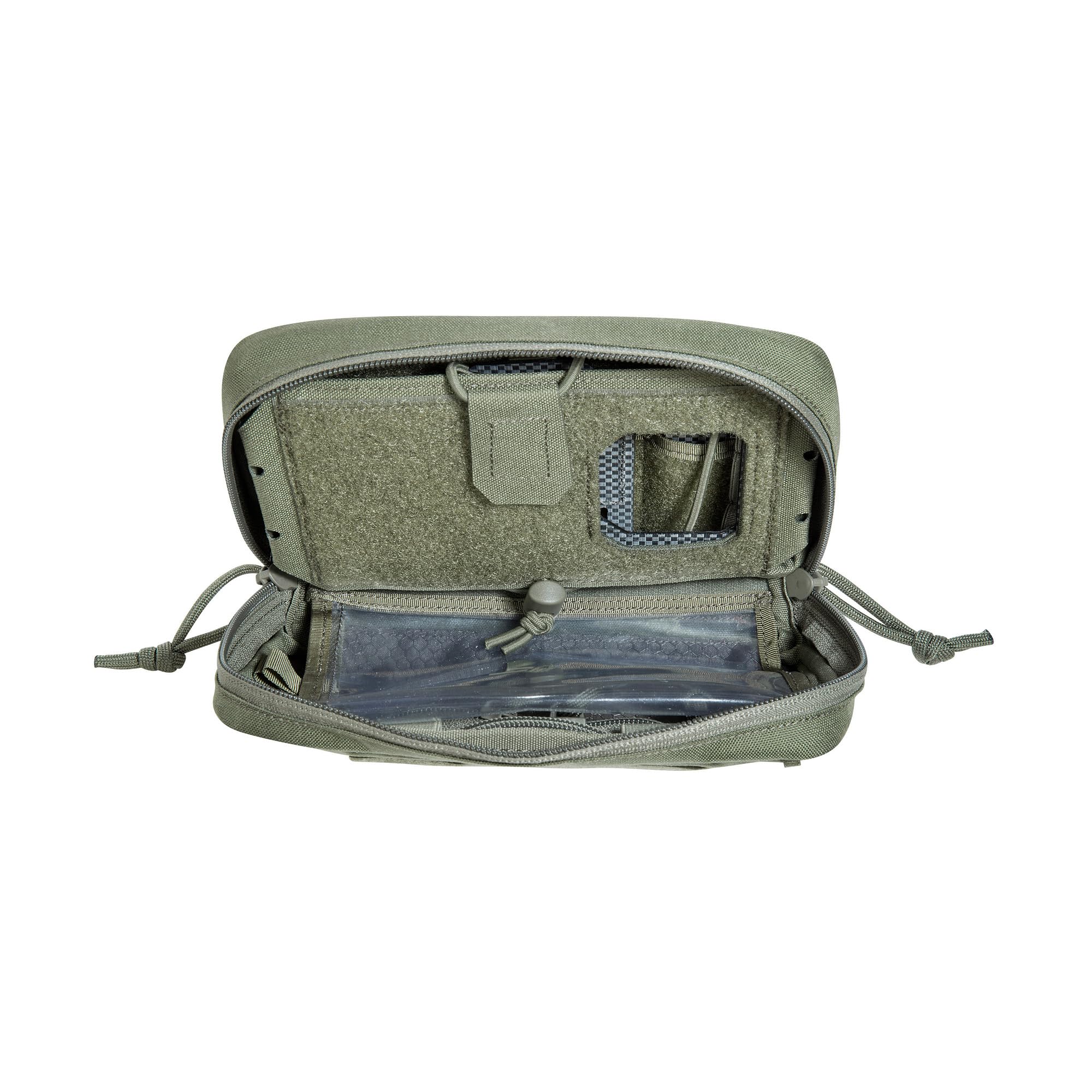 Tasmanian Tiger TT Tac Organizer Pro Zusatz-Tasche für Plattenträger mit Handy-Halterung, vielen Fächern und Dokumenten-Tasche, Molle-kompatibel