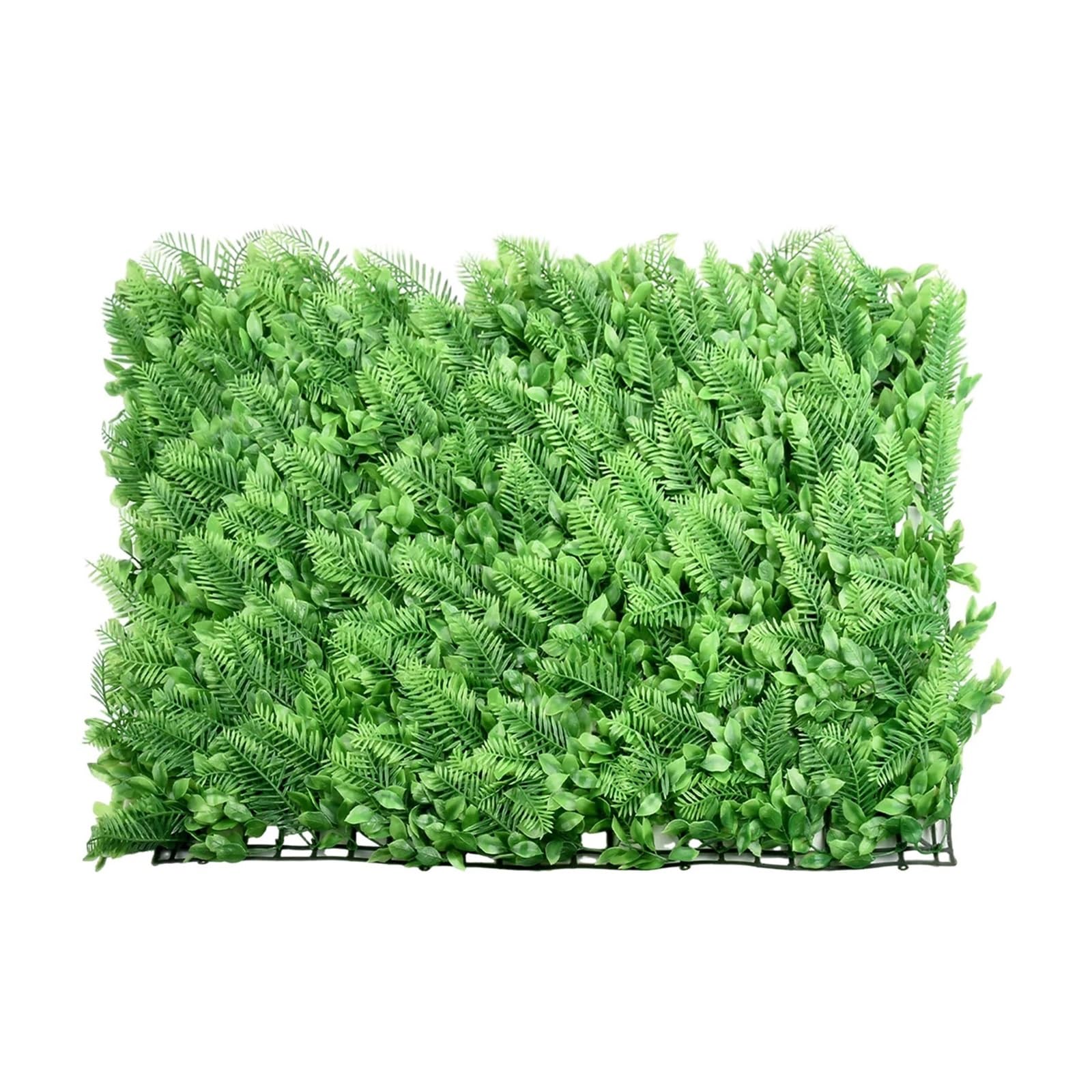 DFGRGRV Artificial Turf Artificial Green Wall Landscape Home Garden Jungle Decor Fake Plants Hanging Grass Greenery Wall Panels Garden Fence Decoration(Color-D)