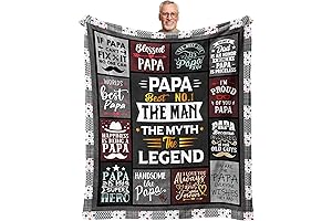 Papa Blanket: Cherished Gift for the Grandfather You Adore