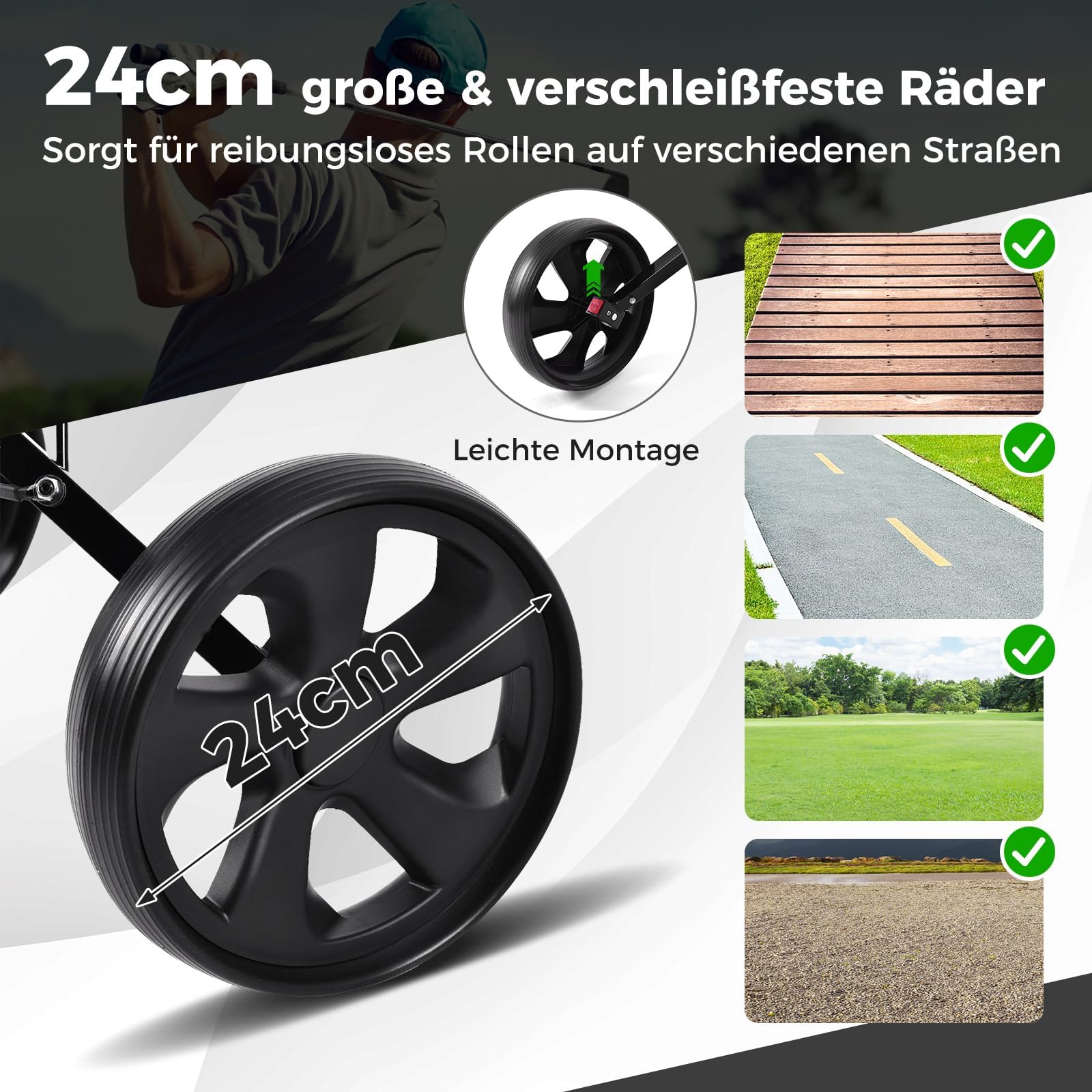 FANTASK Chariot de Golf