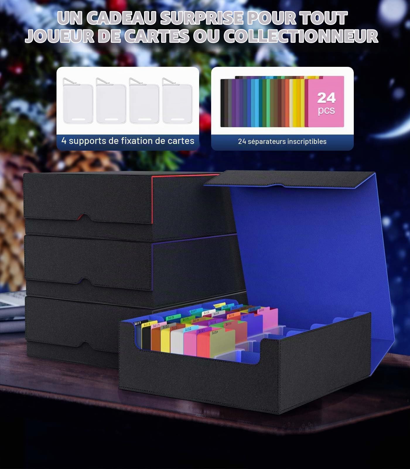 MoKo Boîte de Rangement pour Cartes à Collectionner, 3000+ Cartes MTG