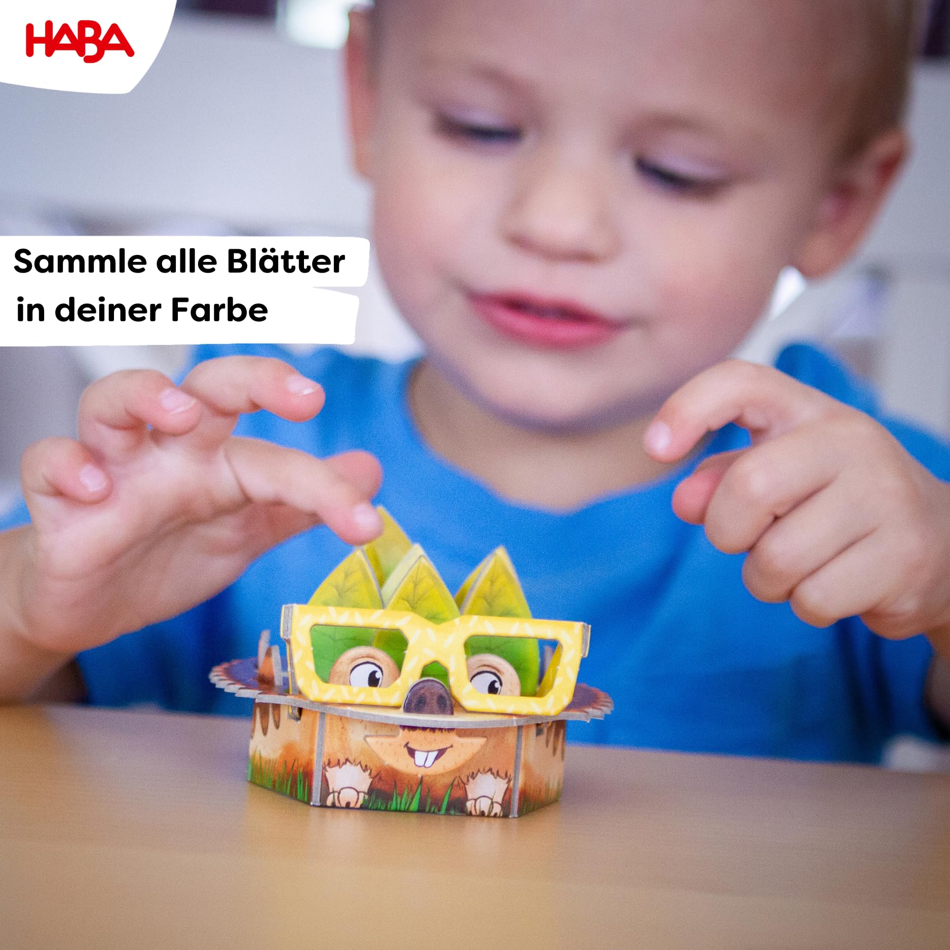 HABA Riccio – Gioco di dadi e memo per bambini dai 3 anni in su, gioco per 2-4 giocatori, con ricci 3D e foglie a incastro, promuove abilità motorie e concentrazione, 1305587001