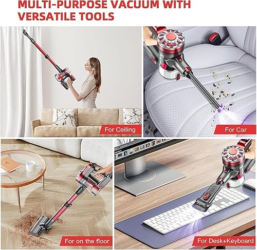 Miniatura 7 de Aspiradora inalámbrica, aspiradora de palo